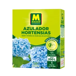 Abono soluble azulador hortensias Masso