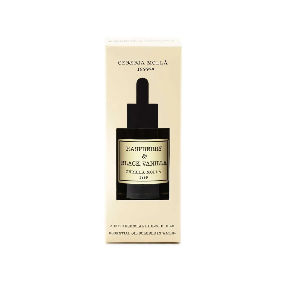 Aceite perfumado Cerería Mollá Raspberry & Black Vanilla (30 ml)