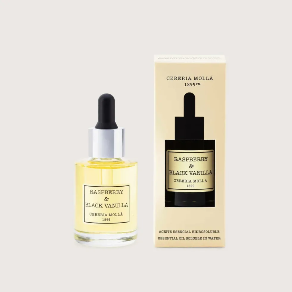Aceite perfumado Cerería Mollá Raspberry & Black Vanilla (30 ml)
