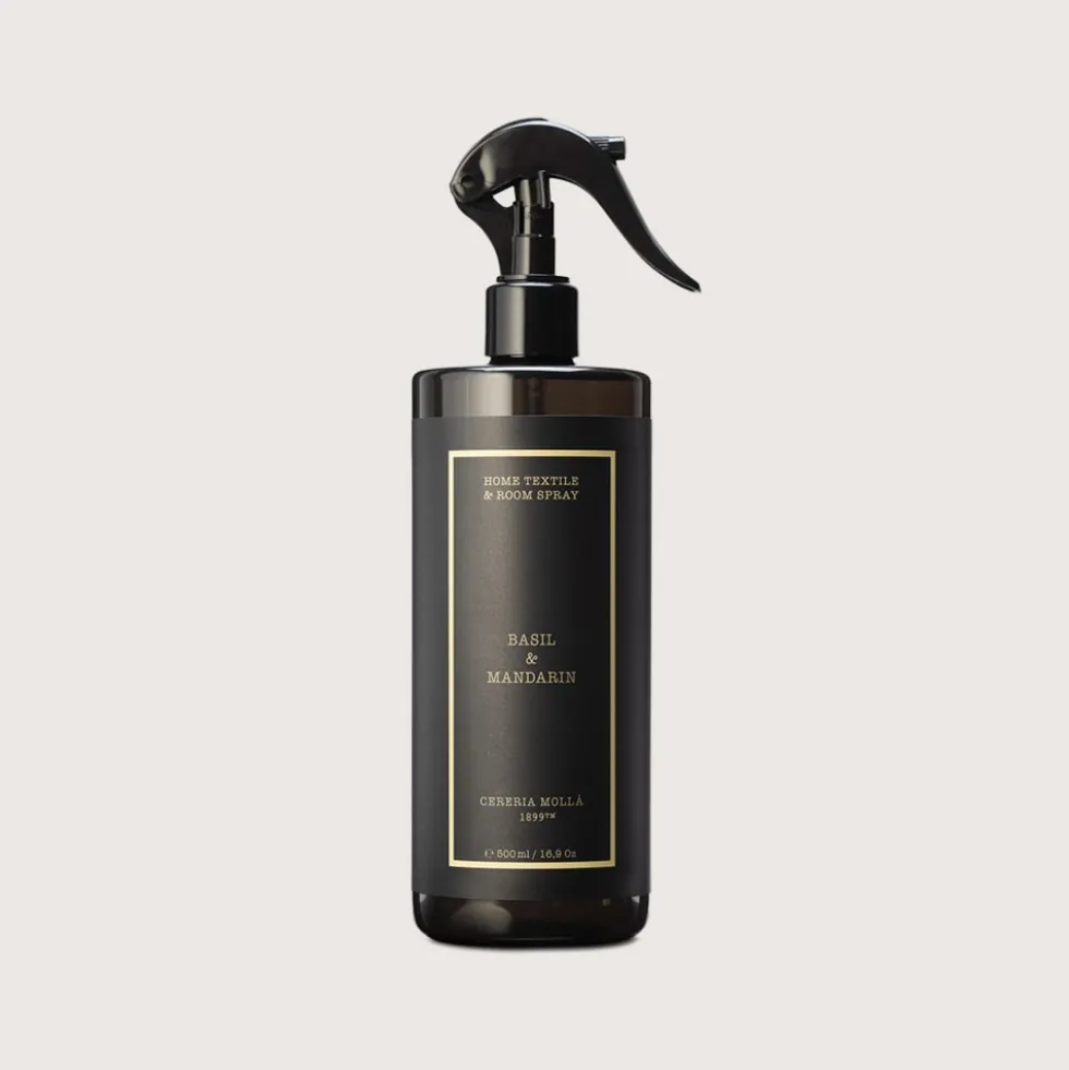 Ambientador textil Cerería Mollá Basil & Mandarin (500 ml)