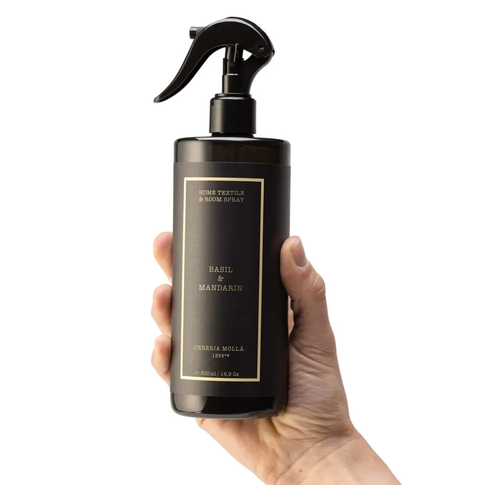 Ambientador textil Cerería Mollá Basil & Mandarin (500 ml)