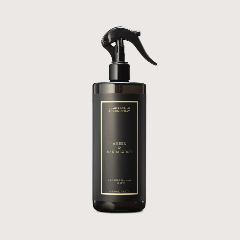 Ambientador textil Cerería Mollá Amber & Sandalwood (500 ml)