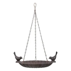 Baño de pájaros iron colgante