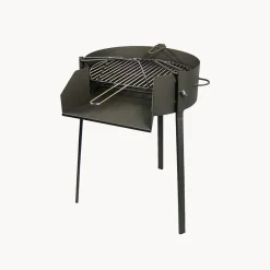 Barbacoa Imex El Zorro de carbón redonda con soporte para paellas