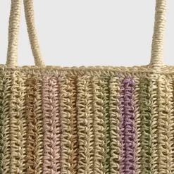 Bolsa de playa efecto rafia Rasqi