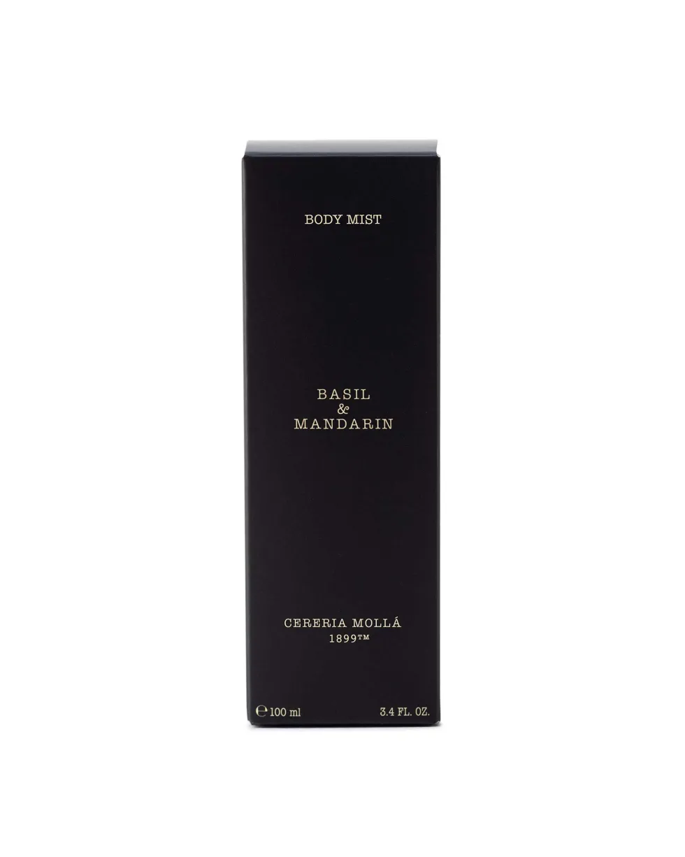 Bruma corporal perfumada Cerería Mollá Basil & Mandarin (100 ml)