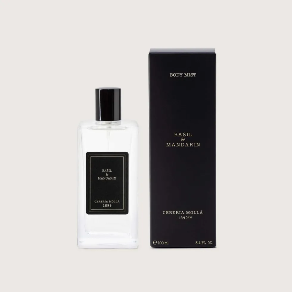 Bruma corporal perfumada Cerería Mollá Basil & Mandarin (100 ml)