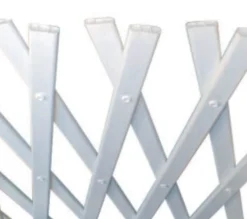 Celosia de PVC extensible Nortene TRELLIFLEX blanco