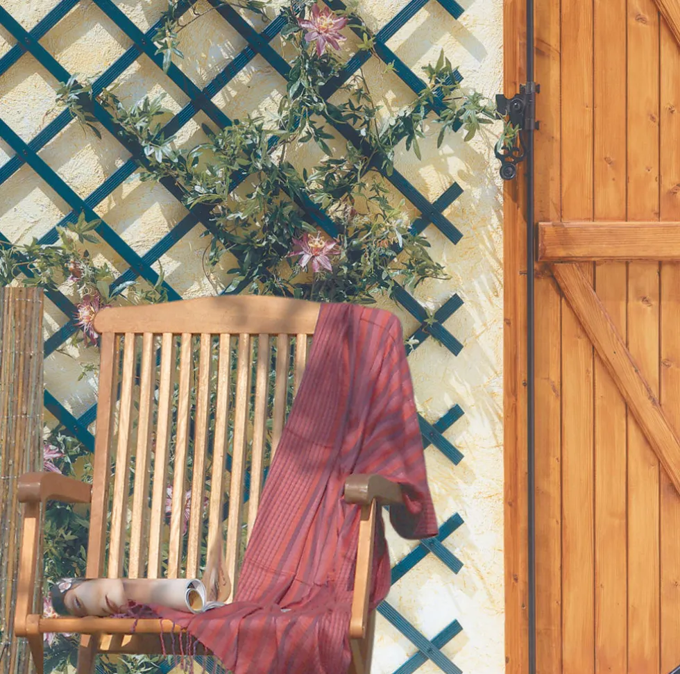 Celosia de PVC extensible Nortene TRELLIFLEX verde