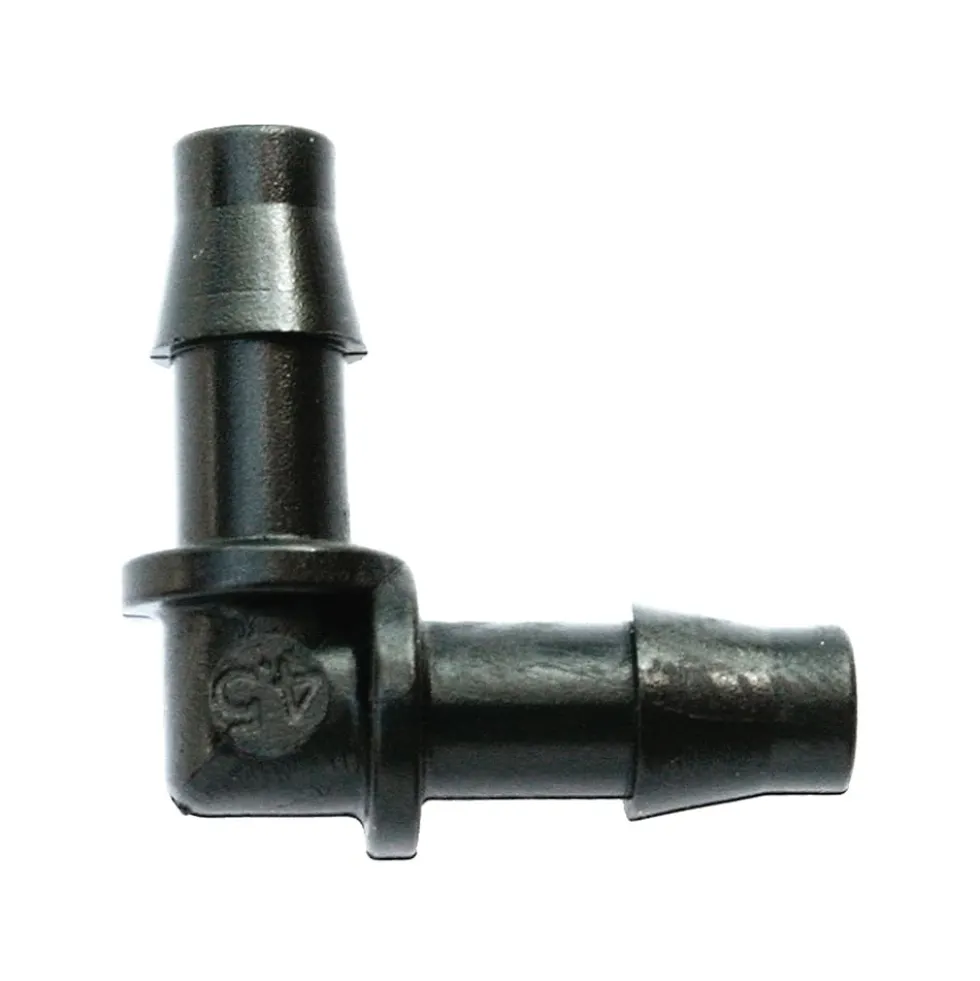 Codo microtubo 4mm - 10 unidades