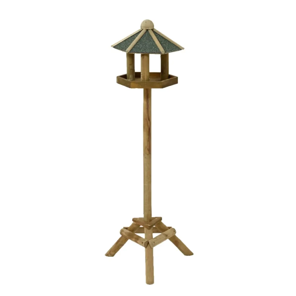 Comedero para pájaros de madera KSD