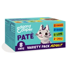 Comida húmeda para gatos adultos - Pack mixto (8 unidades) Edgard&Cooper