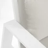 Conjunto de jardín Bizzotto BALTIC de aluminio blanco/gris claro