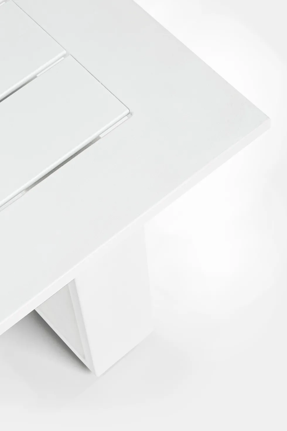 Conjunto de jardín Bizzotto BALTIC de aluminio blanco/gris claro