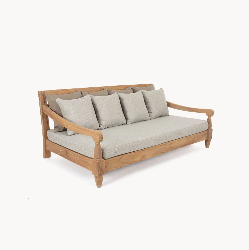 Conjunto de jardín Bizzotto BALI de teca beige