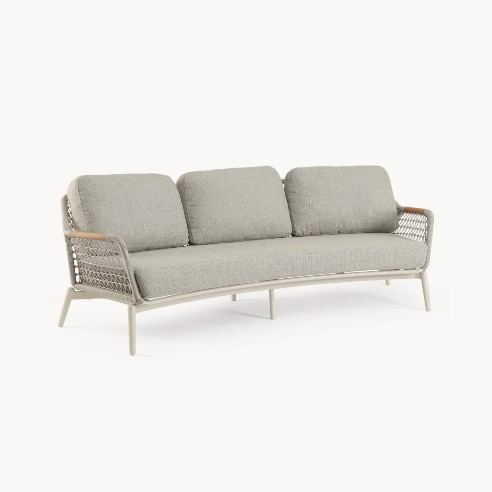 Conjunto de jardín Bizzotto EULERO de teca beige