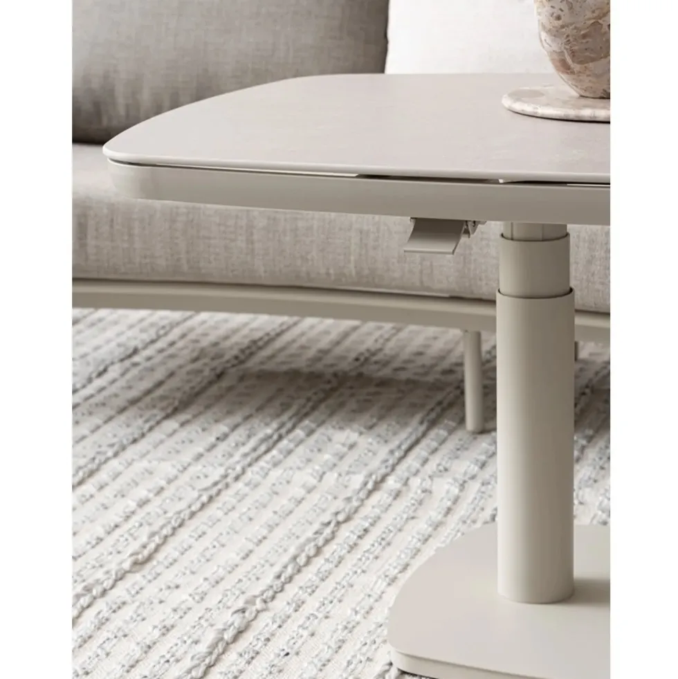 Conjunto de jardín Bizzotto EULERO de teca beige