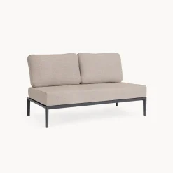 Conjunto de jardín Bizzotto GERALD de aluminio antracita