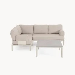 Conjunto de jardín Bizzotto GERALD de aluminio beige