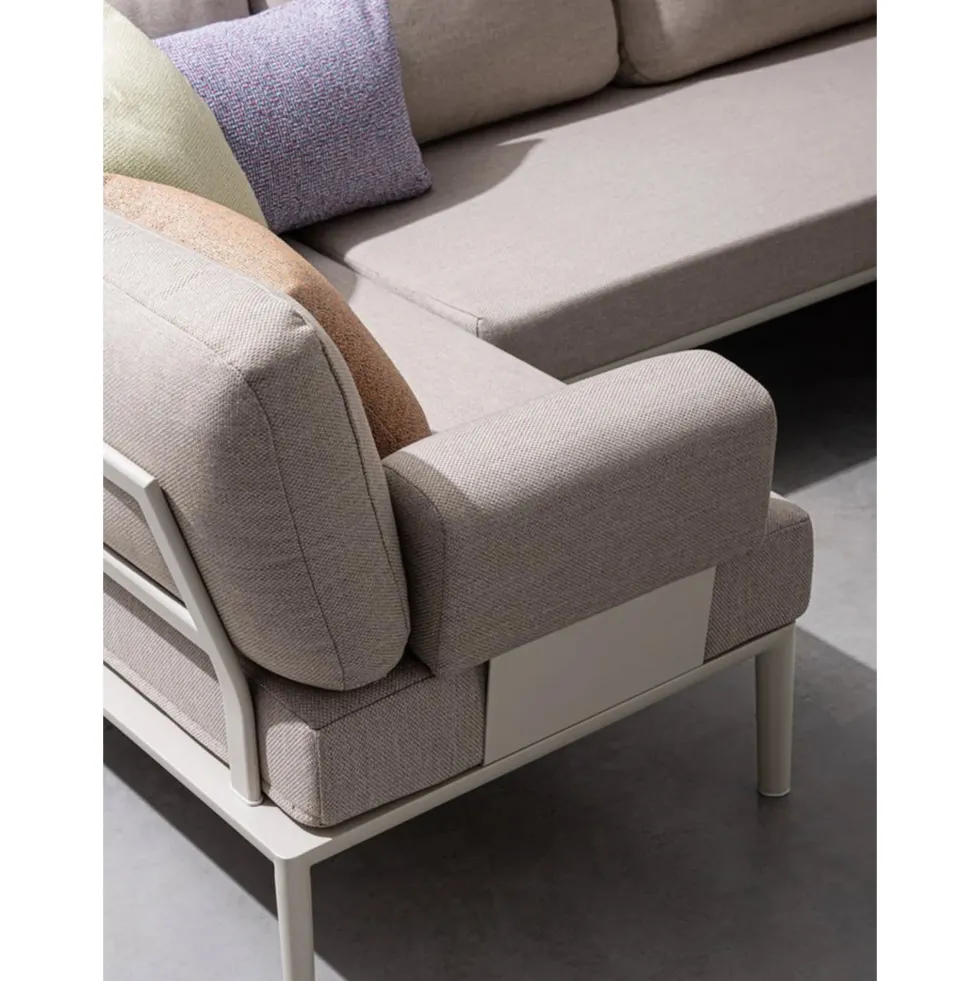 Conjunto de jardín Bizzotto GERALD de aluminio beige