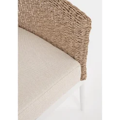 Conjunto de jardín Bizzotto OCEANA 4 piezas natural/beige/blanco