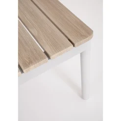Conjunto de jardín Bizzotto ULISES 4 piezas madera natural/beige/blanco