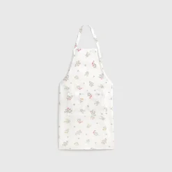 Delantal de algodón con estampado de flores Florgu