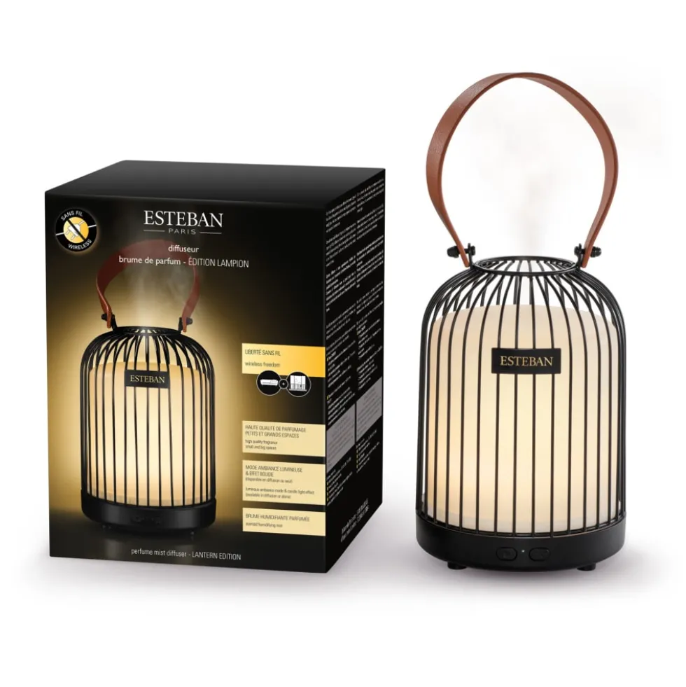 Difusor de aromas eléctrico Esteban Lantern Edition negra