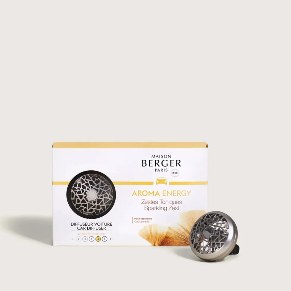 Difusor de aromas para coche Berger Energy - Zestes Toniques