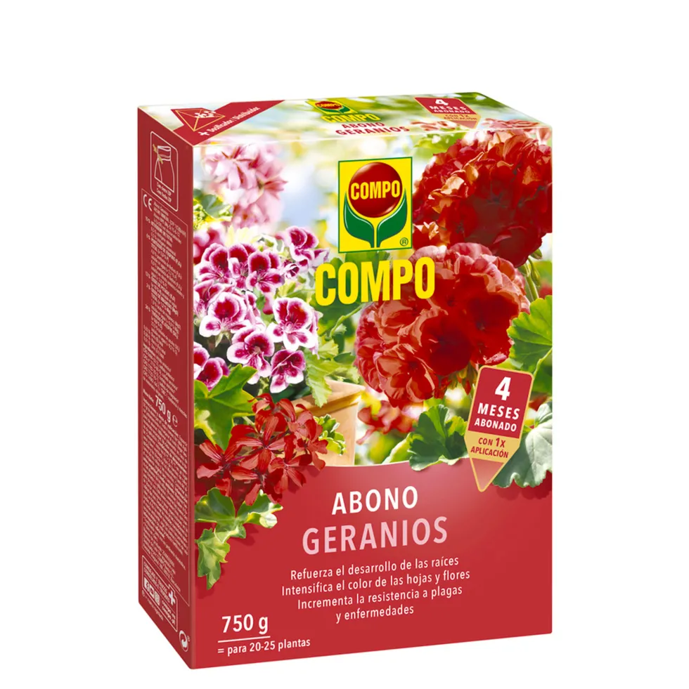 Fertilizante Geranios granulado Compo