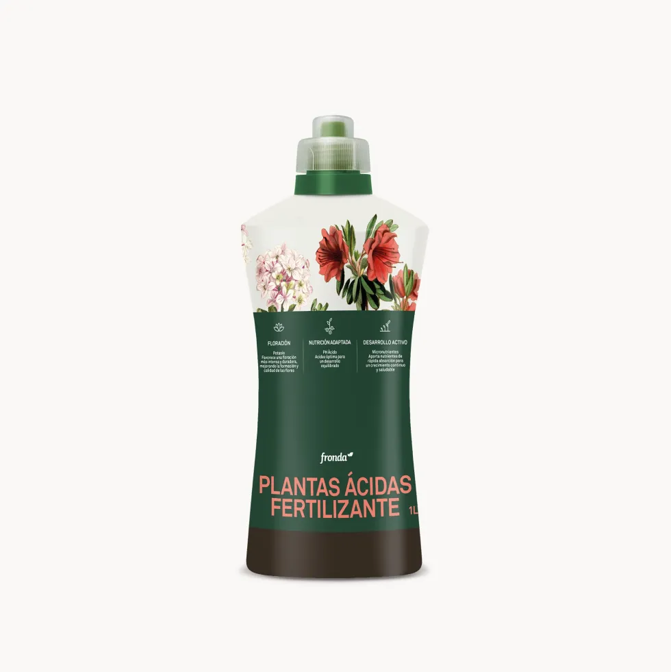 Fertilizante líquido para plantas acidófilas Fronda