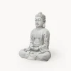 Figura de jardín Buda sentado en gris