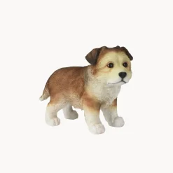 Figura de jardín perro levantado