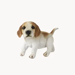 Figura de jardín perro levantado