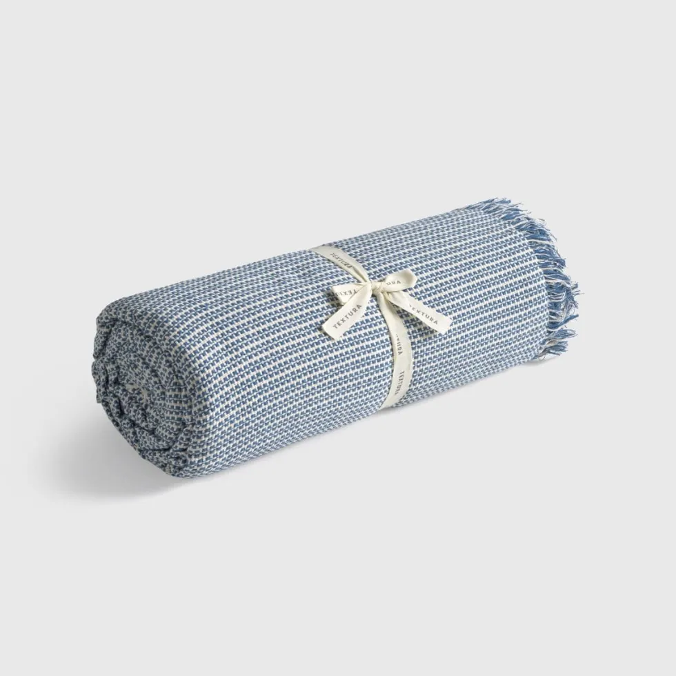 Foulard jacquard de fibras recicladas Nide