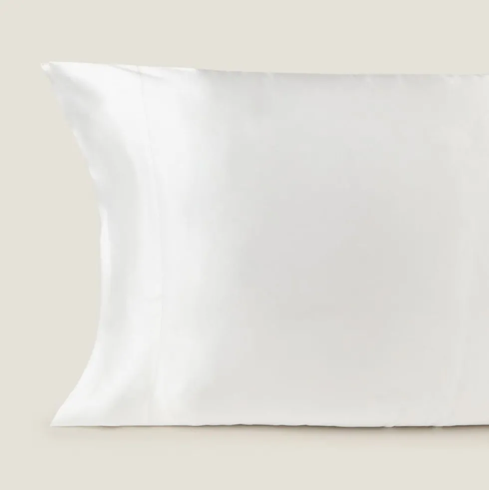Funda de almohada de seda y algodón satén Silkcot