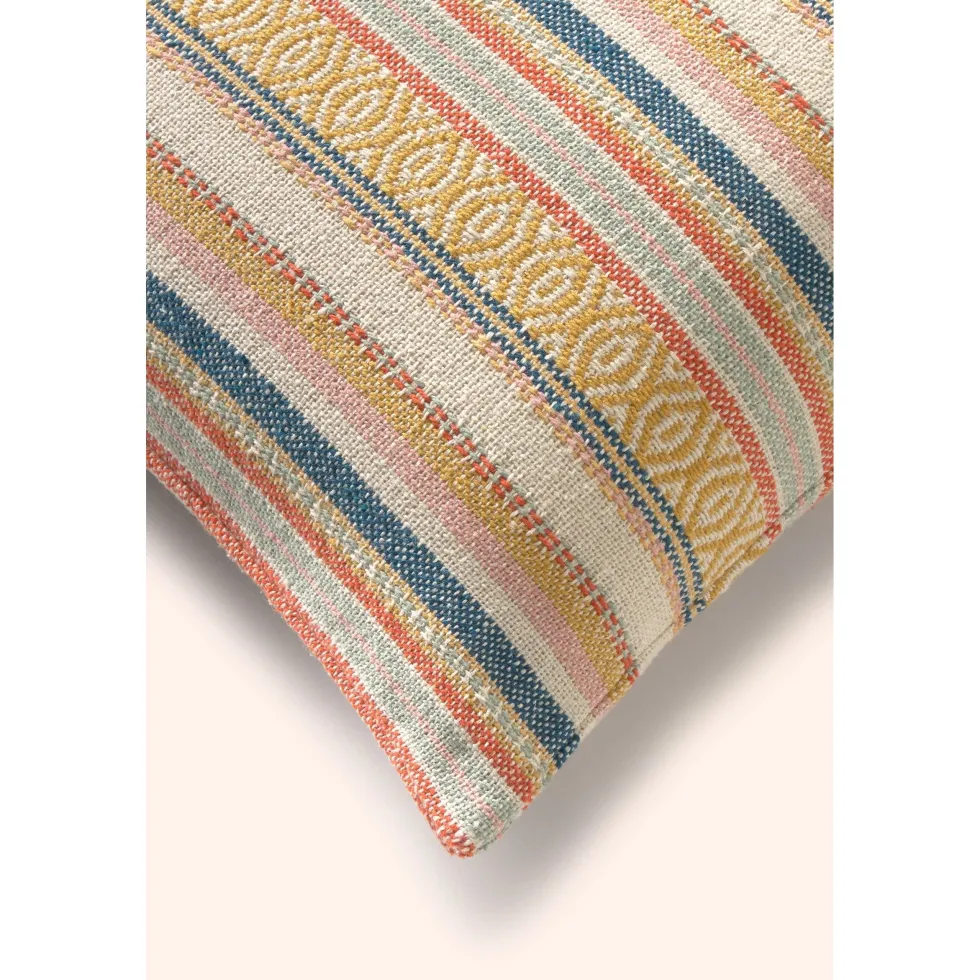 Funda de cojín de algodón jacquard Vedra