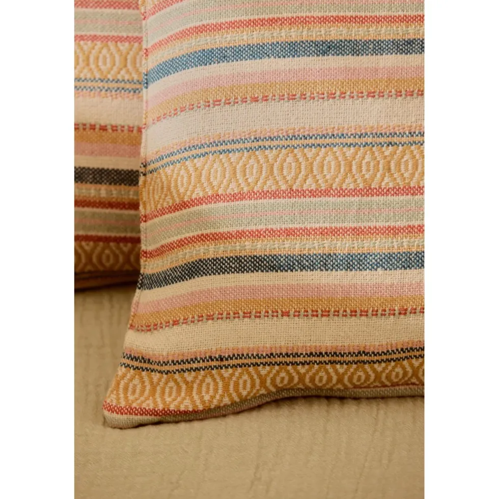 Funda de cojín de algodón jacquard Vedra