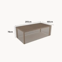 Funda Protectora para Mesa Rectangular 205x105x70 cm