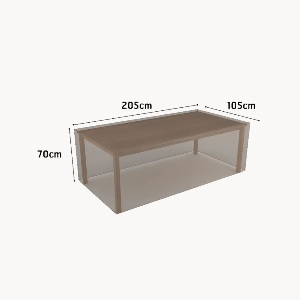 Funda Protectora para Mesa Rectangular 205x105x70 cm