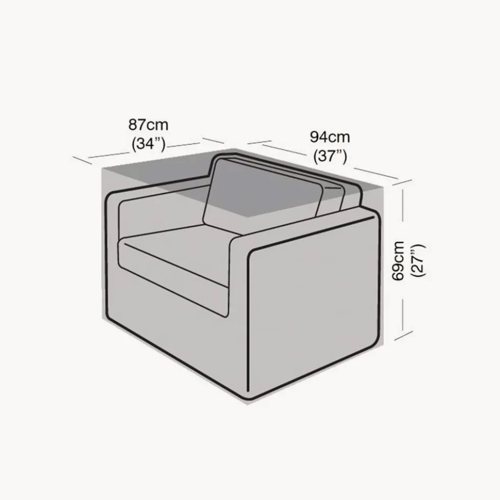 Funda Protectora para Sillón Pequeño 87x94x68 cm