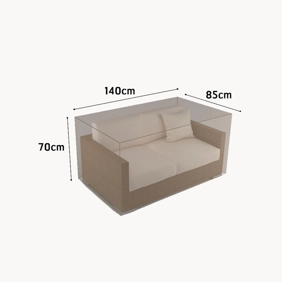 Funda Protectora para Sofá de 2 plazas 140x85x70 cm