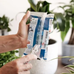 Gel de agua para regar plantas
