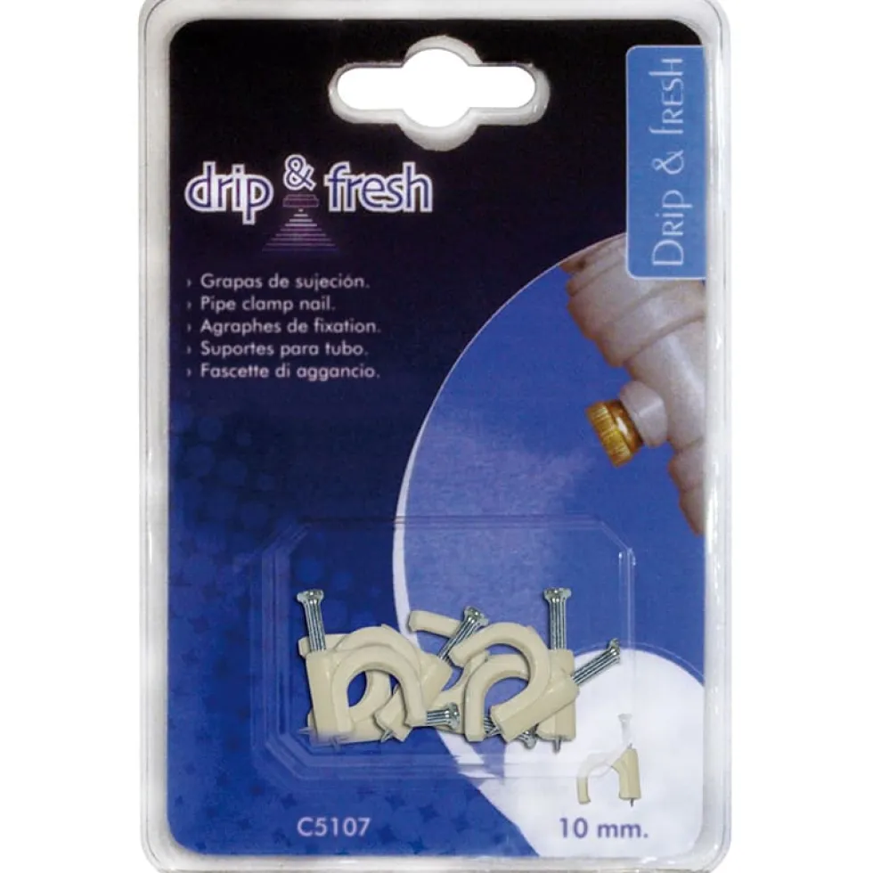 Grapas de sujeccion drip fresh - 10mm