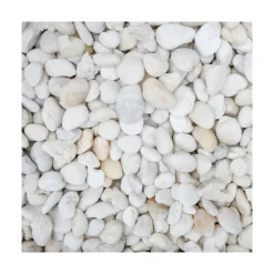 Grava marina decorativa blanca - 2kg