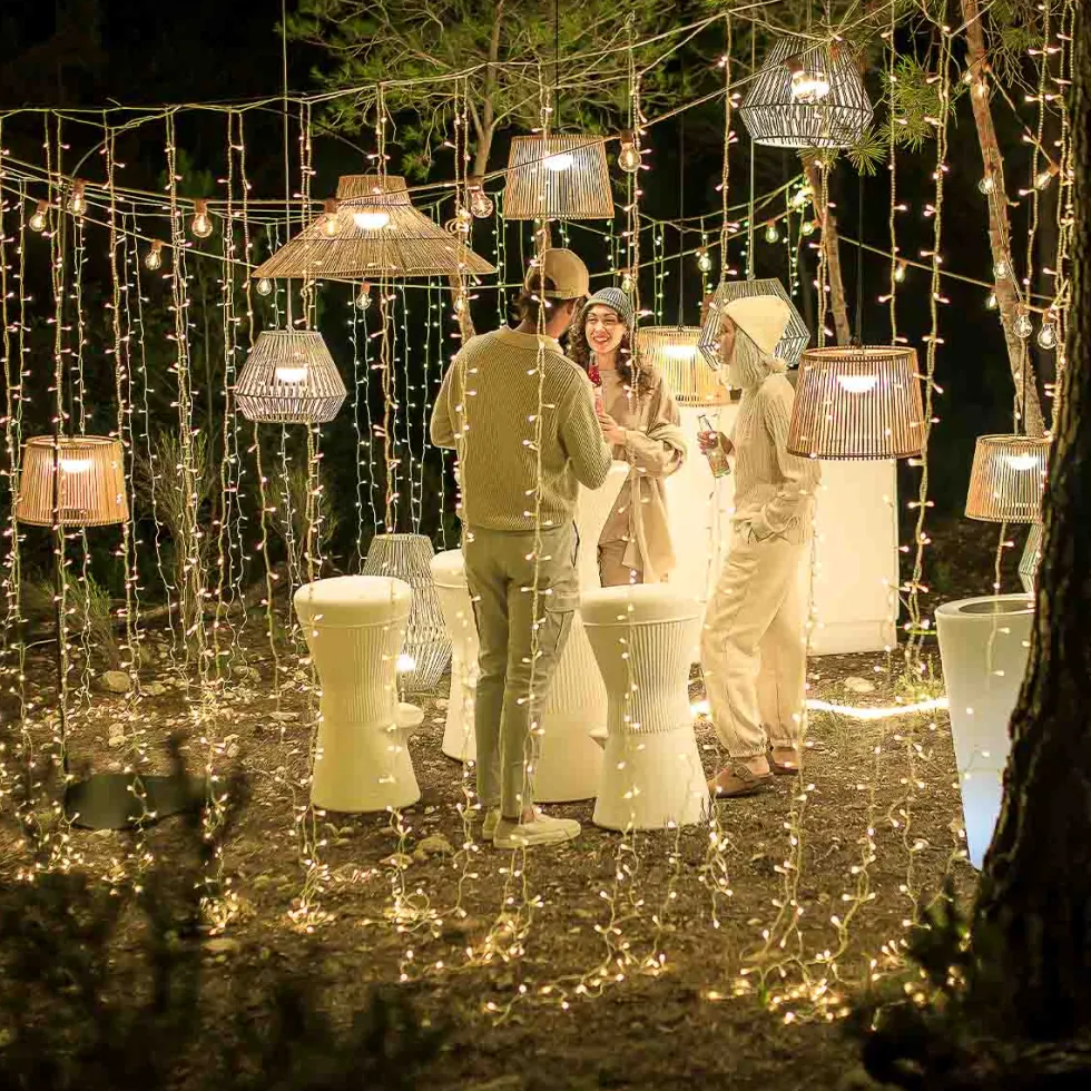 Guirnalda Cortina de Luces para Exterior Luceo New Garden