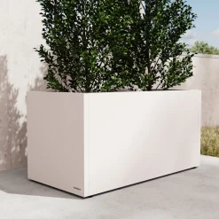 Herstera Metal Planter - Jardinera METAL PLANTER 50 blanco luna