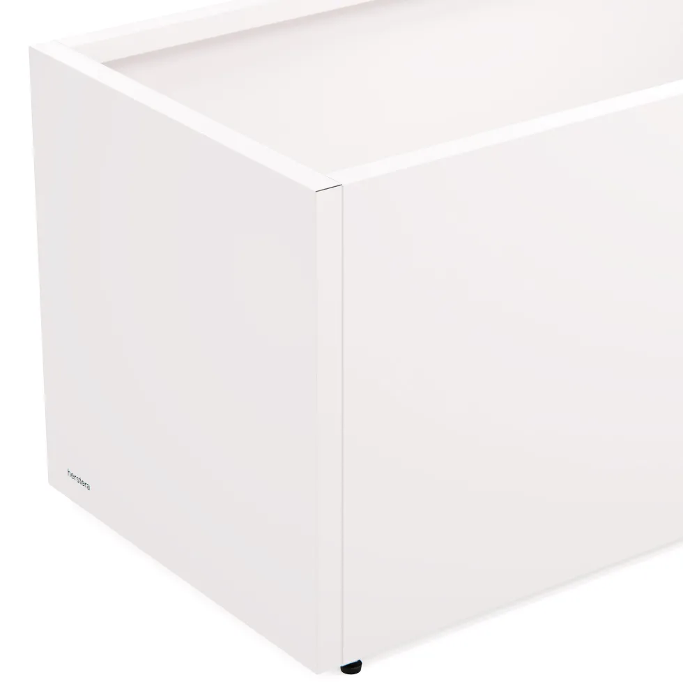 Herstera Metal Planter - Jardinera METAL PLANTER 50 blanco luna