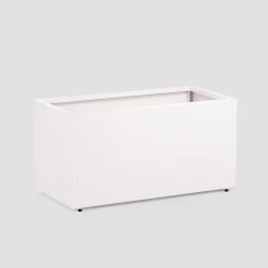 Herstera Metal Planter - Jardinera METAL PLANTER 50 blanco luna
