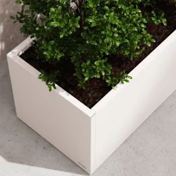Herstera Metal Planter - Jardinera METAL PLANTER 50 blanco luna